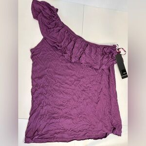 Mossimo one shoulder shirt